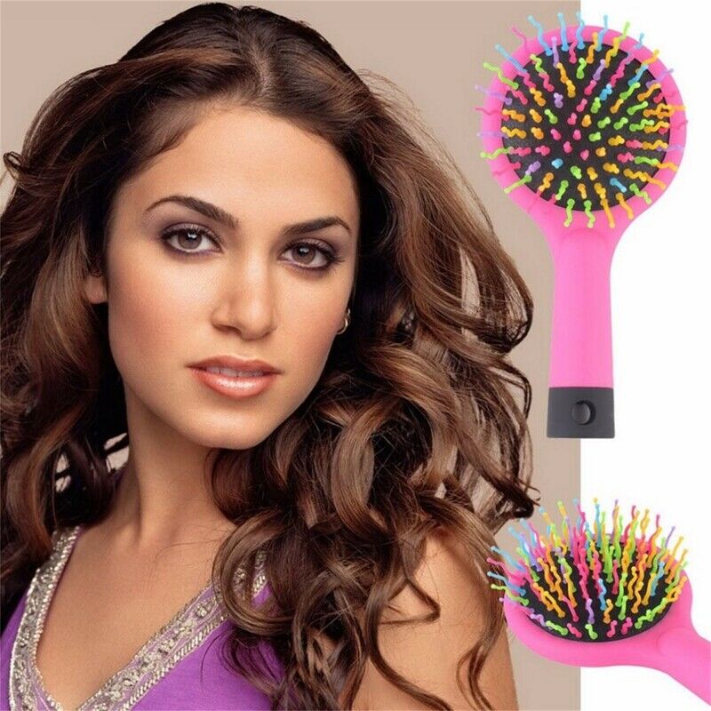 3Pcs Hair Comb Professional Rainbow Comb Rainbow Volume Anti-Static Magic H Y9I2