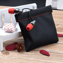 portable earphone case pu leather storage bag headset headphone carrying pouch Z