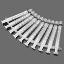 10pcs 3ml Dispensing Luer Lock Tip Syringes Barrels No Needle Adhesive Glue Ink