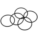 5 PCS 80 mm External Dia 4 mm Thick Filter Rubber O-Ring Seal Black