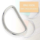 20PCS Metal D Ring Buckles Leather Hand Bag Craft Semi-circular Buckle U4I4 A0N3
