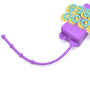 Cute Star Mermaid Silicone Case liquid Lotion Shower Holder With Empty Bot Pg