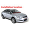 Car Black Rubber Seal Under Front Windshield Panel Sealed Trim Moulding Strips