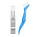Air Conditioning Condenser Slit Cleaning Brush Fin Comb Repair Tool (2pcs)