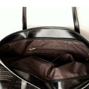 New fashion casual glossy alligator totes large capacity ladies simple shop A8B5