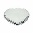 Heart Shape Compact Two-sided Make Up Tool Mirror Cosmetic Pocket Mirror BD3C
