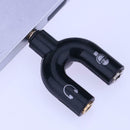 3.5mm Stereo Audio Jack Earphone Headphone 2 Way U Splitter Adapter