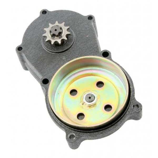 Double Chain Gear Box For 43cc 47cc 49cc ATV 2-stroke Mini Moto Black