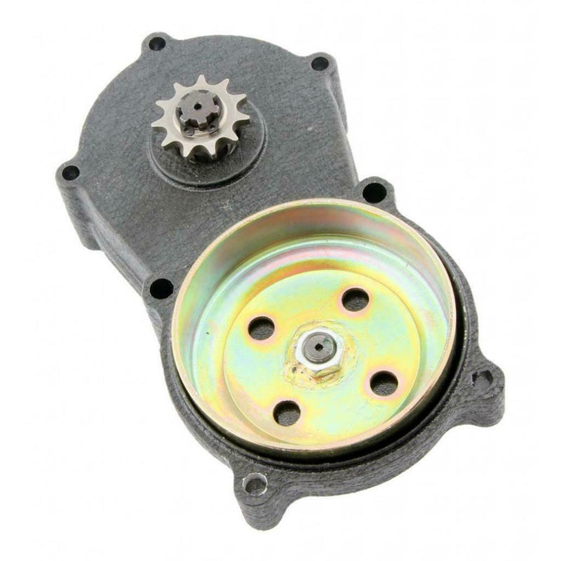 Double Chain Gear Box For 43cc 47cc 49cc ATV 2-stroke Mini Moto Black