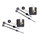 2 Pack Quartz Wall Clock Movement Black Hands 175mm Repair Part Tool Kit