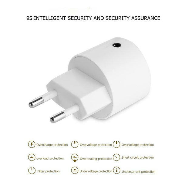 Bluetooth Receiver V4.2 Audio Adapter AC Charger EU Plug w/USB 3.5mm Port A#S