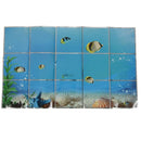 Underwater World Oil-proof Removable Wall Stickers Art Mural for Kitchen De