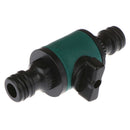3/4'' 2 Way Garden Lawn Watering Hose Quick Connector with Shut Off Valve Bj