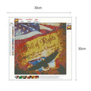 5D DIY Full Drill Diamond Painting Eagle Cross Stitch Embroidery Mosaic Kit