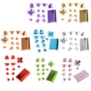 Red Full Button Custom Mod Kit Set For Sony PS4 Controller Game Controller