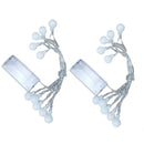 2 Sets 1.5m Fairy LED String Lights Christmas Round Ball Blubs Wedding P XRR