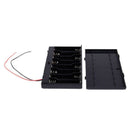 Spring Loaded 8 x 1.5V AA Battery Case Holder Box Storage w Cover P6P9