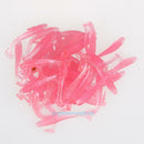 50pcs 80mm/2g Soft Lures Artificial Loach Fishing Bait Swimbait Worm Tackle Hot