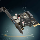 Super Speed PCI-E Express to 3 Port USB 3.0 3.1 Type A/C sata Host Card l_