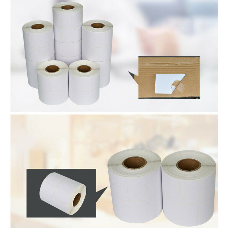 3000pcs 50x30mm Self  Supermarket Double Row Address Label Thermal Paper