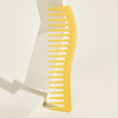 Hairdressing Comb Hair Styling Hand Grip Comb Hair Salon Tools (Yellow) A