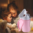 Portable Hygiene Toilet Urinal Pots Travel Anti-leakage Potty (Girl Pink) A