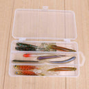3 Compartments PP Fishing Bait Box Single Layer Fishing Hook Storage Case