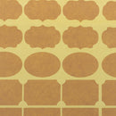 3 Sheets Empty Kraft Paper Essential Oil Perfume Bottle Roller Labels Stick- Gw