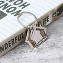 New Cute Cartoon House With Window keychain Cute Key Chain Bag AccessoriesJ Bj