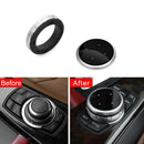 Multi-Media Control Knob Trim For BMW 1 2 3 4 5 6 7 X6 X5 X4 X3 X1 IDRIVE 1pc