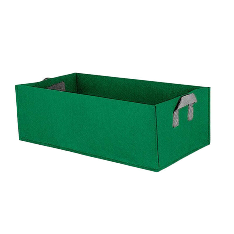 Square Garden Growing Bags Planter Bag Plant Tub Container With Handles For