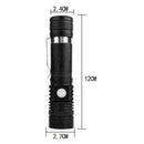 Strong Light Led flashlight 18650 Rechargeable USB T6 torch linterna Zoomab N0R2