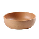 Stackable Bowl Wooden for Noodles Soup Dessert Salad Oatmeal Gruel Cereal M