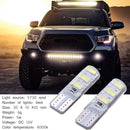 2pcs 5W 6LED 5730 SMD W5W T10 Car Width Light Bulb Silicone LED Lamp