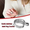 Adjustable Knitting Loop Crochet Loop Knitting Accessorie Ring