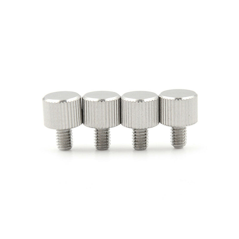 4PCS M4 x 6mm Toolless Thumb Screw Stainless Steel JR