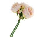 Handmade Wedding Bouquet Peony Silk Floral Bridal Hydrangea Decor Champagne