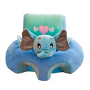 Cute Baby Learning to Sit Seat Sofa Cover Chair Case No Liner (Elephant)