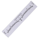 100 Pcs Eyebrows Ruler Adhesive Eyebrow Grooming Shaper Permanent Tattoo St