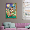 5D DIY Full Drill Diamond Painting Animal Cross Stitch Wall Art (Cartoon07)