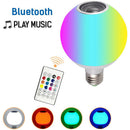 Smart E27 RGB Bluetooth Speaker LED Bulb Lamp Light Dimmable with Remote Control