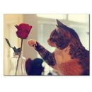 Naughty Cat Wall Painting Unframed Art Print Picture Home Living Room Or KYO