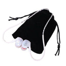 100Pcs Mini Velvet Bags Jewelry Drawstring Bag Gift Pouch Sack 5x7cm 2Colors