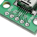 10Pcs Mini Usb To Dip Female Head Mini-5P Patch To Dip 2.54Mm Adapter Board