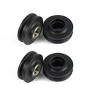 4PCS Wheel Rail Sliding Gate Roller Hardware Sliding Wardrobe Door Roller W