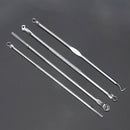 4Pcs Blackhead Remover Acne Blemish Comedone Pimple Extractor Cleaner Tool Kit