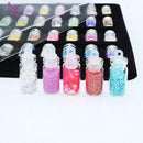 48 Color Glass Bottle Slime DIY Filler Supplies Nail Jewelry Nail Accessory