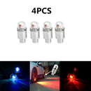 4x Auto SUV Wheel Tire Tyre Air Valve Stem LED Light Caps Cover Car Accessories