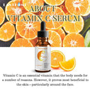 Advanced Vitamin C Serum Hyaluronic Acid, Aloe Vera, Argan Oil & Vitamin E V5R4