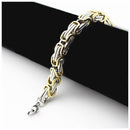 High Quality Punk Gothic Design Stainless Steel Charms Wristband Bangle Bracelet